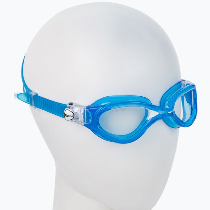 Cressi Flash mėlyni/mėlyni balti plaukimo akiniai DE202320
