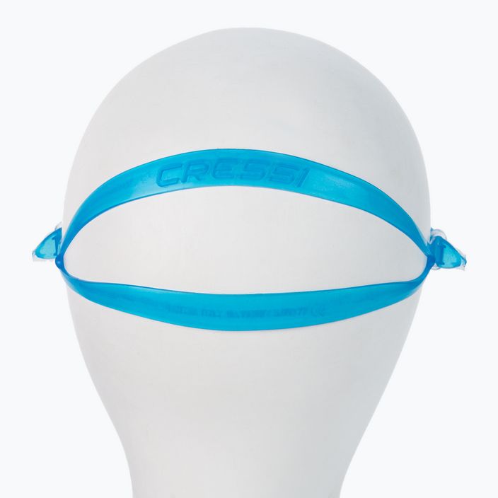 Cressi Flash mėlyni/mėlyni balti plaukimo akiniai DE202320 4