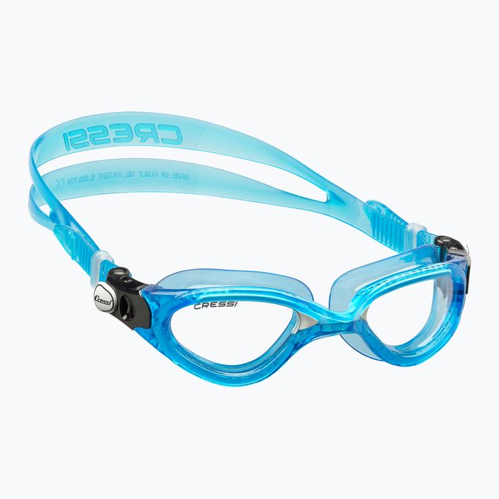 Cressi Flash mėlyni/mėlyni balti plaukimo akiniai DE202320 5