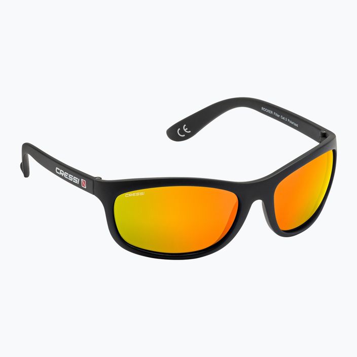 Cressi Rocker juodi/oranžiniai veidrodiniai akiniai nuo saulės XDB100018 5