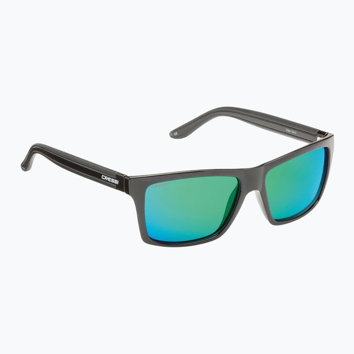 Cressi Rio juodos/žalios spalvos akiniai nuo saulės XDB100112 5