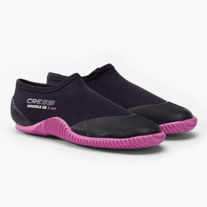 Cressi Minorca Shorty 3 mm juodos/rožinės spalvos neopreniniai batai XLX431400 5