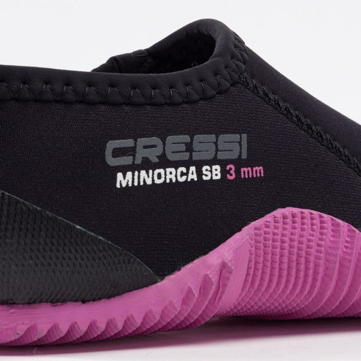 Cressi Minorca Shorty 3 mm juodos/rožinės spalvos neopreniniai batai XLX431400 7