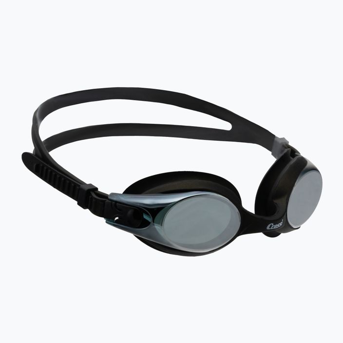 Cressi Velocity juodi veidrodiniai plaukimo akiniai XDE206555