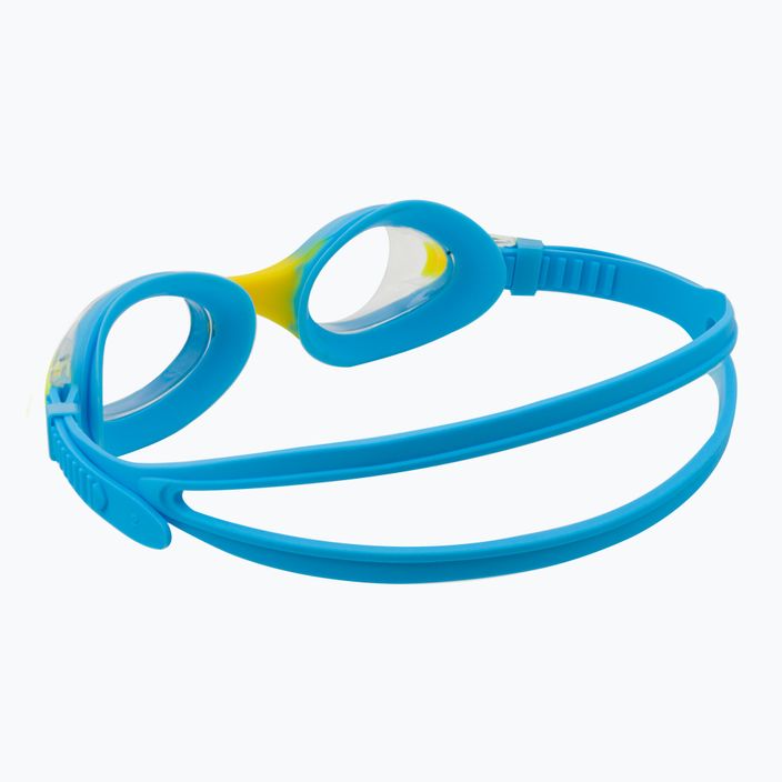 Cressi Dolphin 2.0 mėlyni/gelsvi vaikiški plaukimo akiniai USG010203B 4