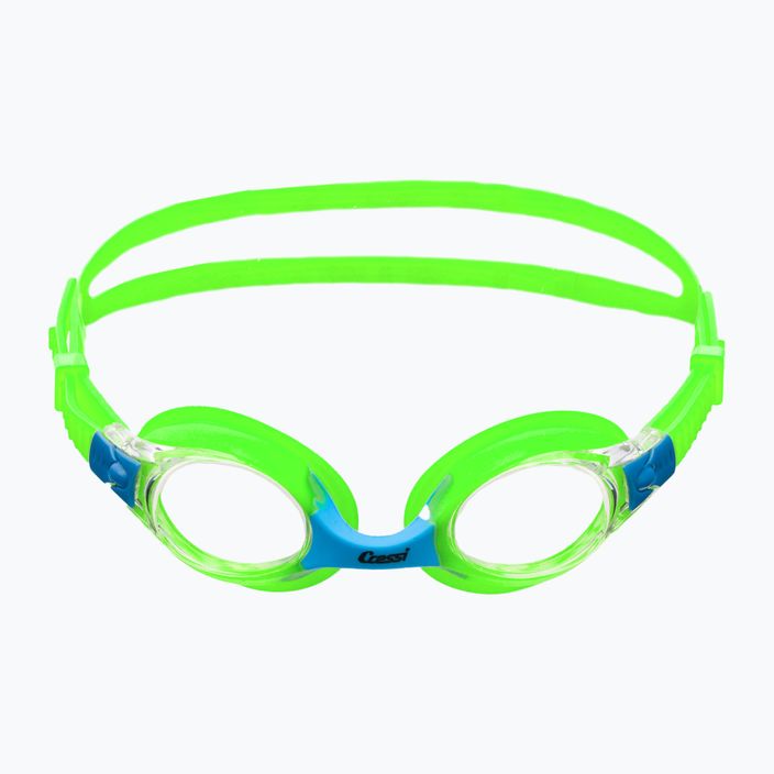 Cressi Dolphin 2.0 žali/mėlyni vaikiški plaukimo akiniai USG010203G 2