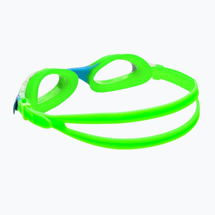 Cressi Dolphin 2.0 žali/mėlyni vaikiški plaukimo akiniai USG010203G 4