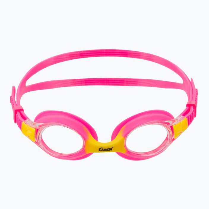 Cressi Dolphin 2.0 rožiniai/gelsvi vaikiški plaukimo akiniai USG010203G 2