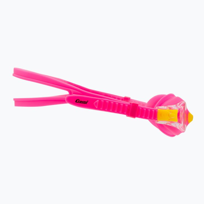 Cressi Dolphin 2.0 rožiniai/gelsvi vaikiški plaukimo akiniai USG010203G 3