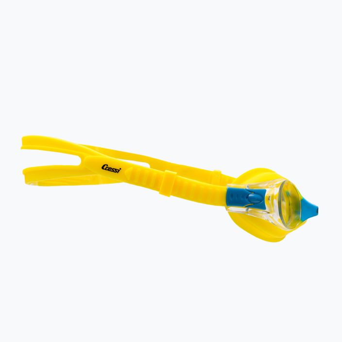 Cressi Dolphin 2.0 geltoni/mėlyni vaikiški plaukimo akiniai USG010203Y 3