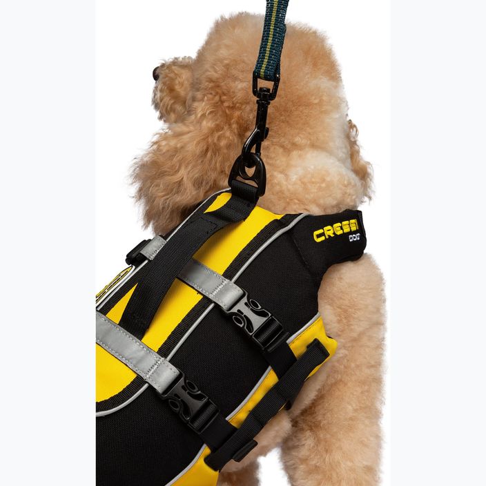 Šuns saugos liemenė Cressi Dog Life Jacket black/yellow 5