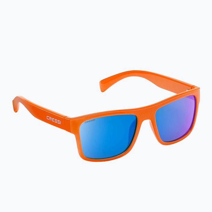 Cressi Spike oranžiniai/mėlyni veidrodiniai akiniai nuo saulės XDB100552 5