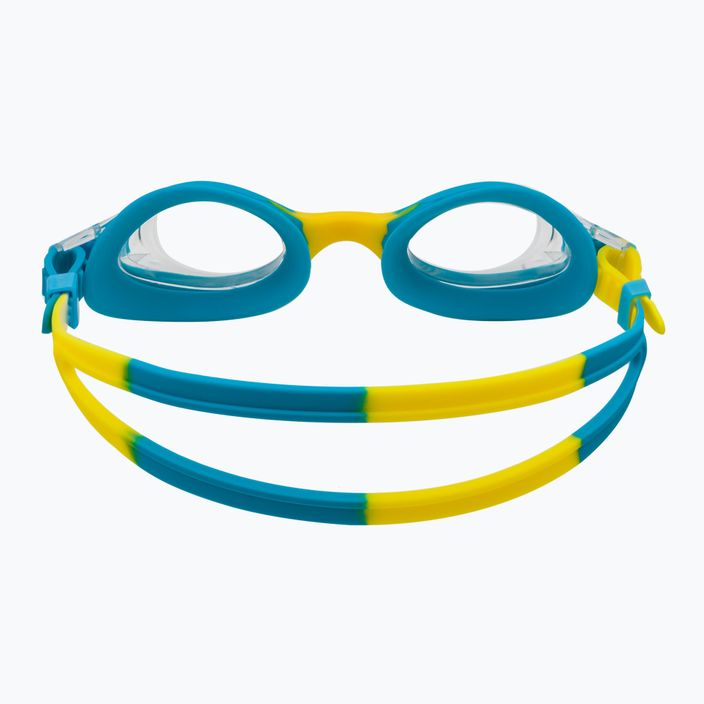 Cressi Dolphin 2.0 žydros/geltonos spalvos vaikiški plaukimo akiniai USG010210 5