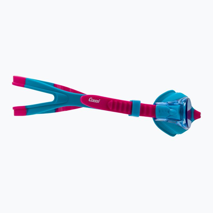 Cressi Dolphin 2.0 žydros/rožinės spalvos vaikiški plaukimo akiniai USG010240 3