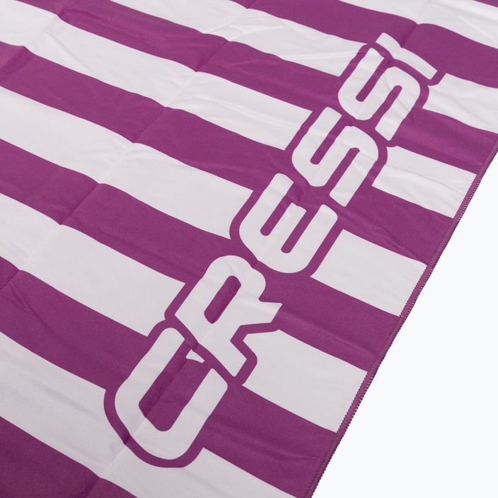 Cressi Stripe paplūdimio greitai džiūstantis rankšluostis violetinės spalvos XVA871 3