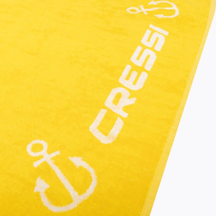 Cressi medvilninis rankšluostis su rėmeliu geltonas XVA906770 3