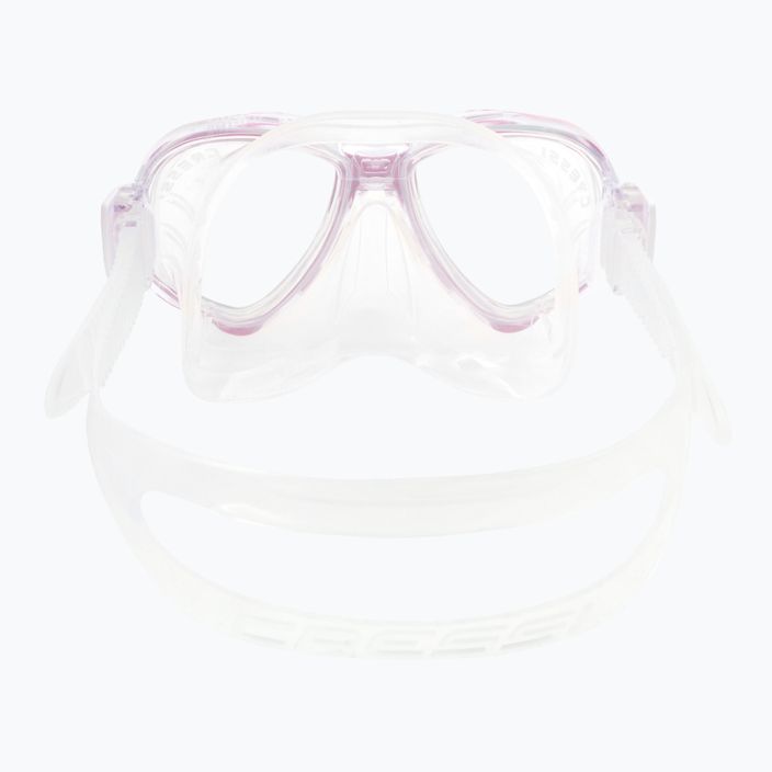 Cressi Perla vaikiška nardymo kaukė rožinės ir skaidrios spalvos DN208440 5