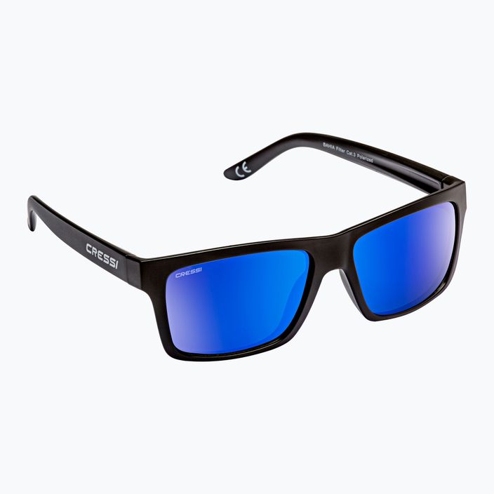 Cressi Bahia Floating juodi/mėlyni veidrodiniai akiniai nuo saulės XDB100701 5
