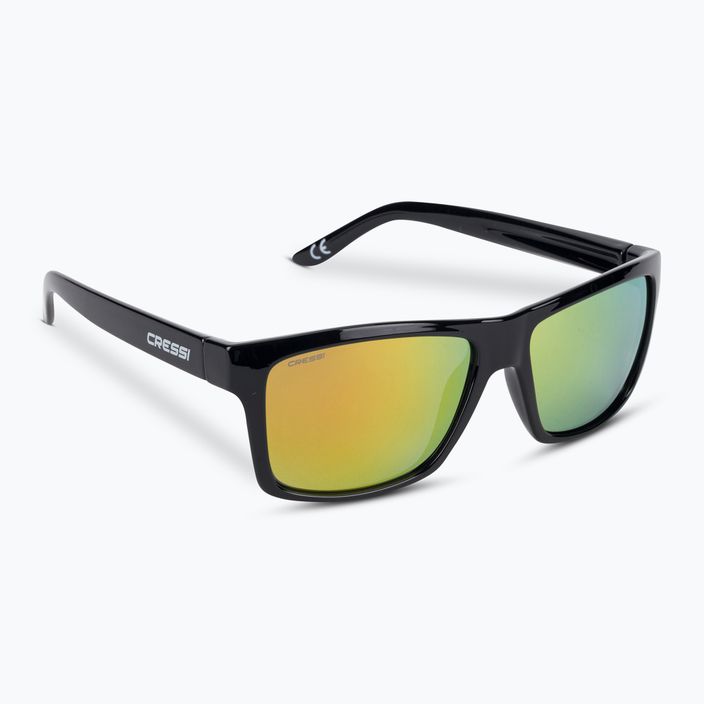 Cressi Bahia Floating juodi/oranžiniai veidrodiniai akiniai nuo saulės XDB100702