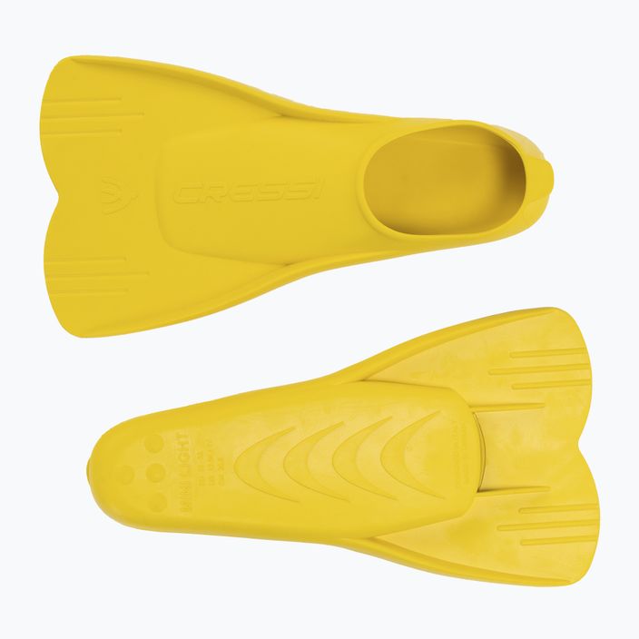 Cressi Mini Light vaikiški šnipinėjimo pelekai geltonos spalvos DP301025 2