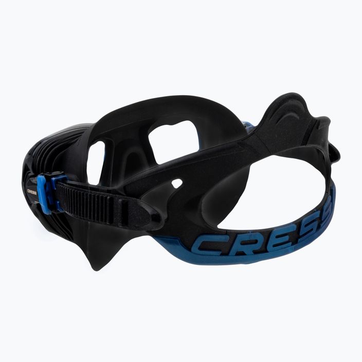 Cressi Quantum nardymo kaukė juodai mėlyna DS515020 4