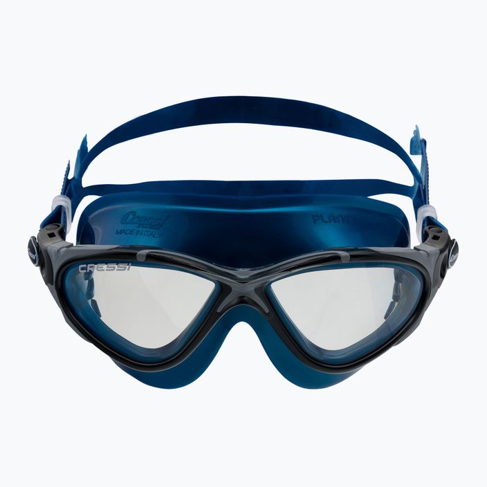 Cressi Planet mėlyna metalinė plaukimo kaukė DE2026555 2