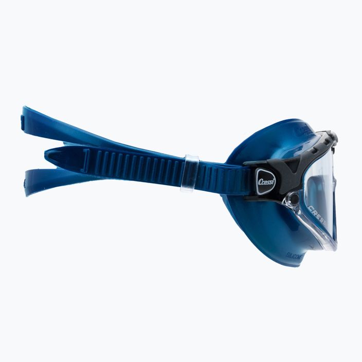 Cressi Skylight mėlyna metalinė plaukimo kaukė DE2033555 3