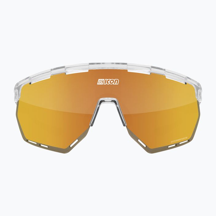 SCICON Aerowing Crystal Gloss/Scnpp Multimirror Bronze dviratininkų akiniai 3