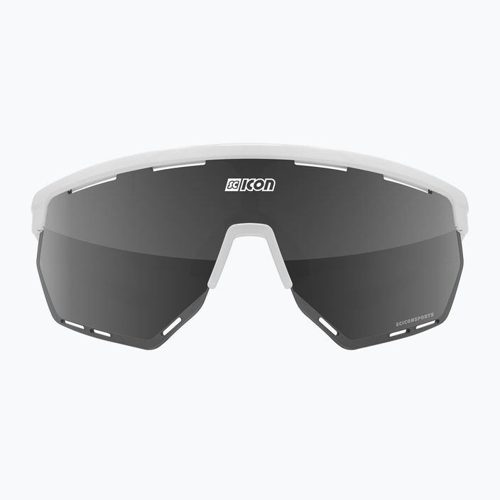SCICON Aerowing balti blizgūs/scnpp daugiaspalviai sidabriniai dviratininkų akiniai EY26080802 3