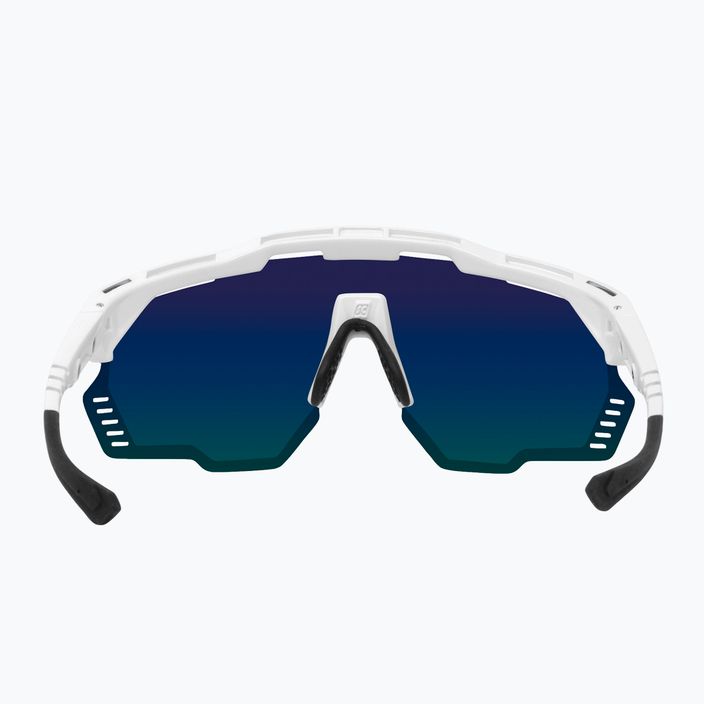 SCICON Aeroshade Kunken white gloss/scnpp multimirror blue dviratininkų akiniai EY31030800 5
