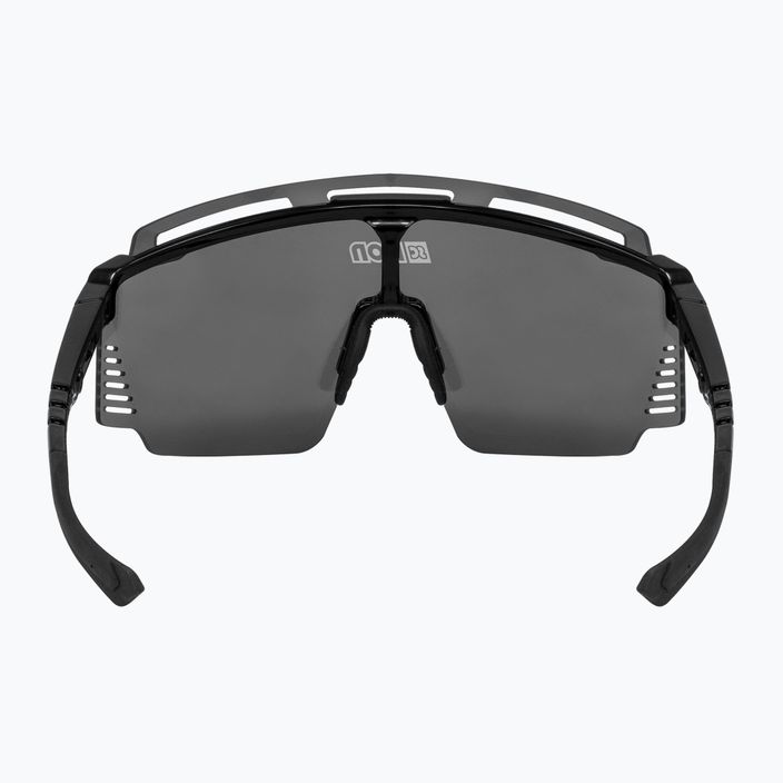 SCICON Aerowatt juodi blizgūs/sknpp daugiaspalviai mėlyni dviratininkų akiniai EY37030200 5