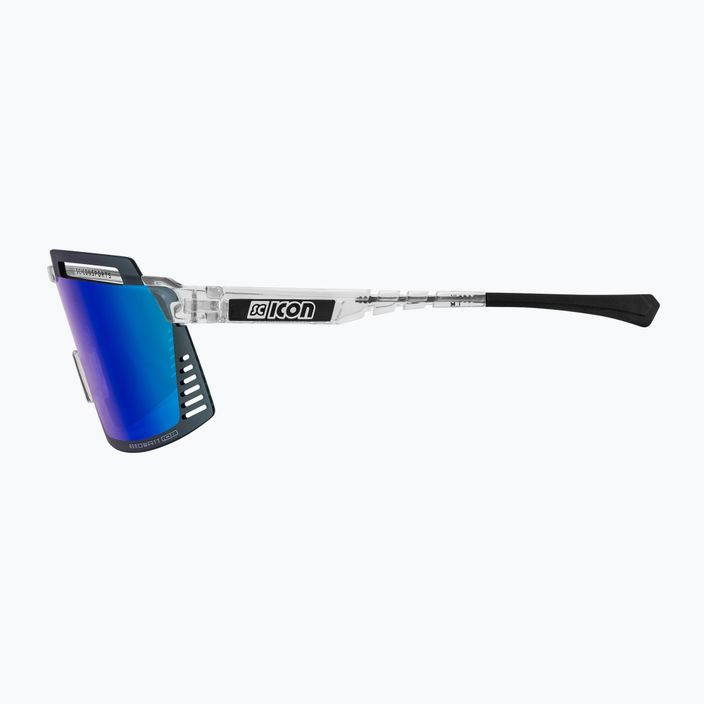 SCICON Aerowatt Foza crystal gloss/scnpp multimirror blue dviratininkų akiniai EY38030700 4