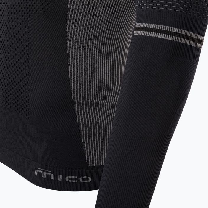 Vyriški Mico M1 Mock Neck terminiai marškinėliai juoda IN07021 3