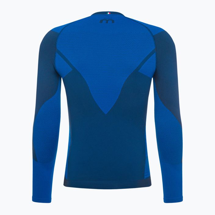 Vyriški termo marškinėliai Mico Warm Control Round Neck blue IN01850 2