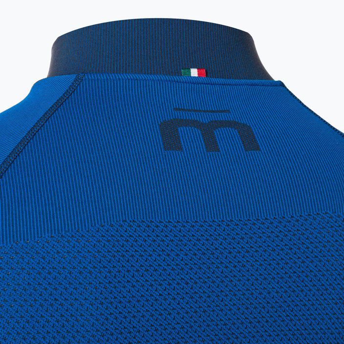 Vyriški Mico Warm Control Zip Neck termo marškinėliai mėlyni IN01852 4