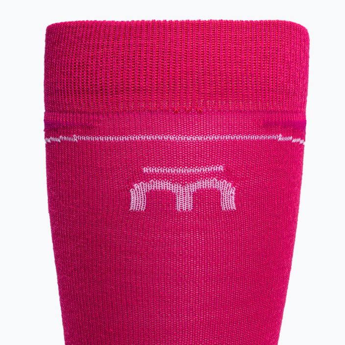 Moteriškos Mico vidutinio svorio slidinėjimo kojinės Warm Control Pink CA00226 3