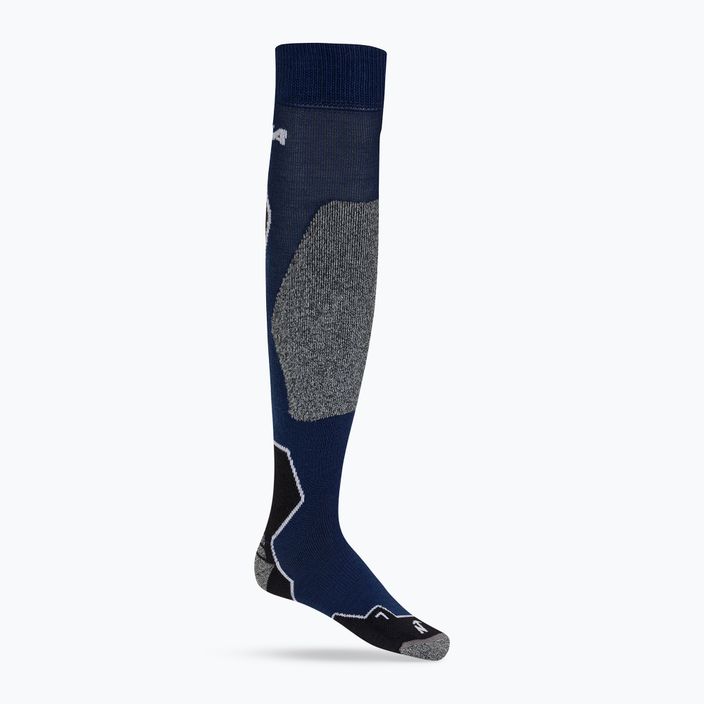 Vyriškos slidinėjimo kojinės Nordica High Performance M tamsiai mėlynos/juodos/baltos