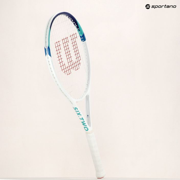 Wilson Six Two teniso raketė balta ir mėlyna WR125110 10