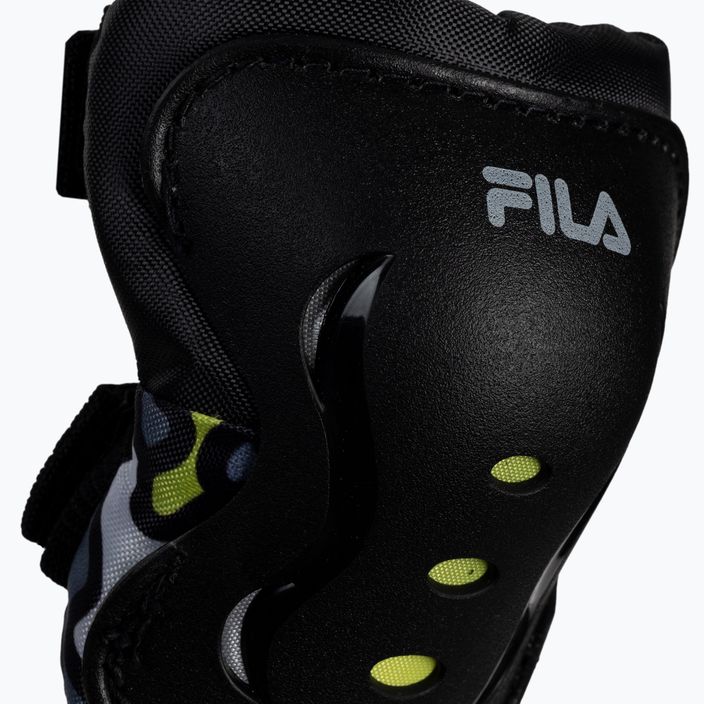 FILA FP Gears vaikiškų įklotų rinkinys juoda/geltona 6