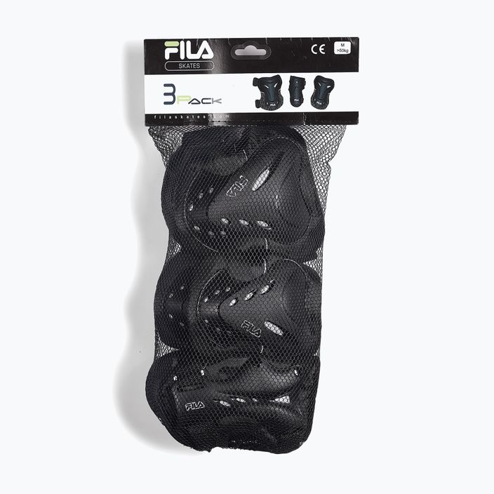 FILA FP Gears juodos/sidabrinės spalvos vyriškų apsaugų rinkinys 7