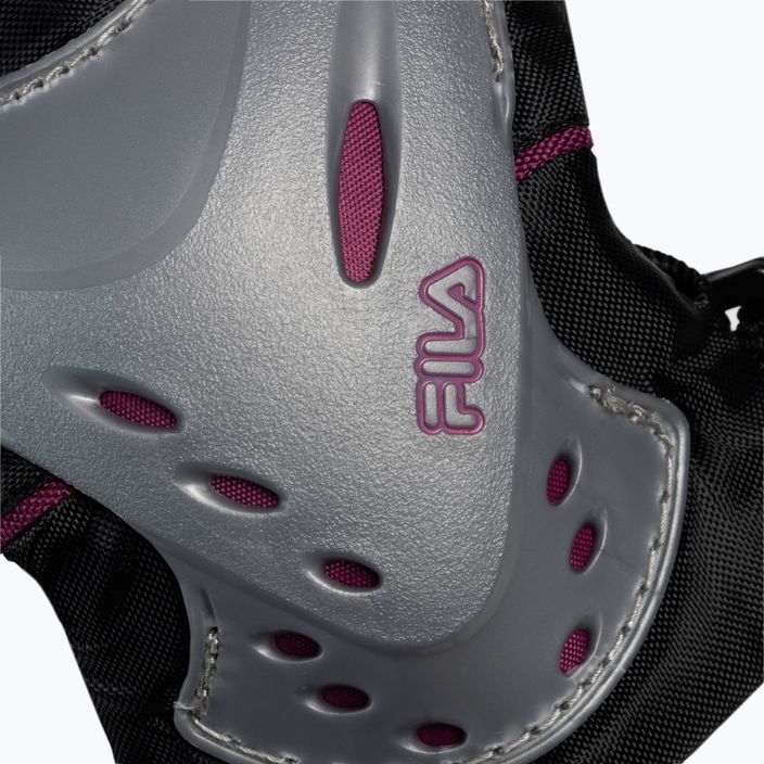 FILA FP Gears moteriškų įklotų rinkinys sidabrinis/juodas/rožinis 5