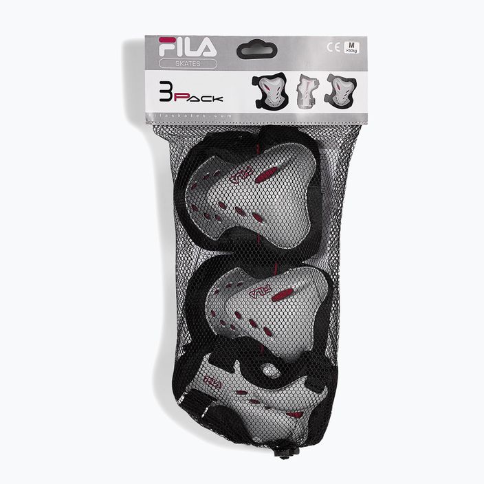 FILA FP Gears moteriškų įklotų rinkinys sidabrinis/juodas/rožinis 7