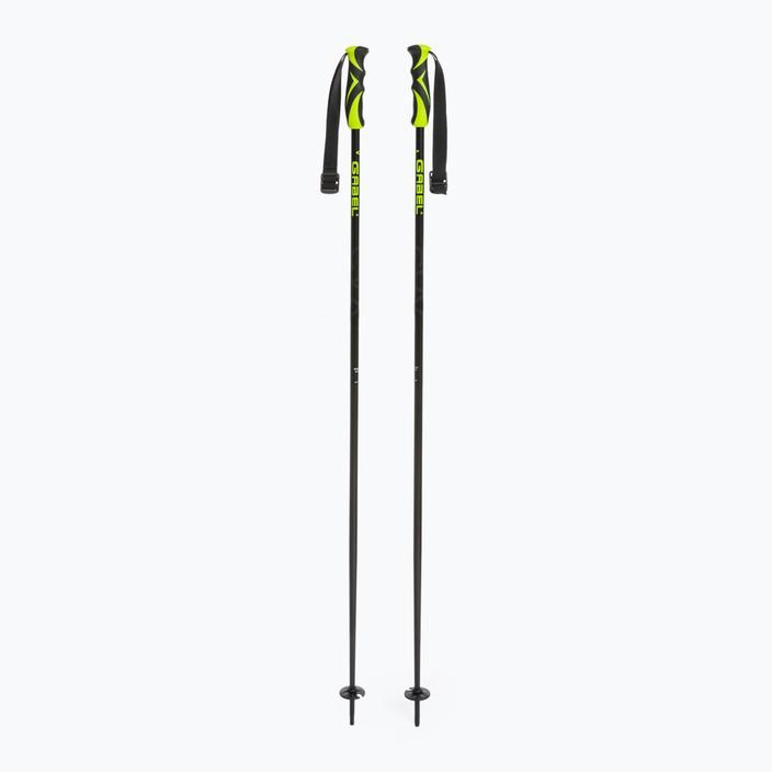 GABEL CVX slidinėjimo lazdos juoda/geltona