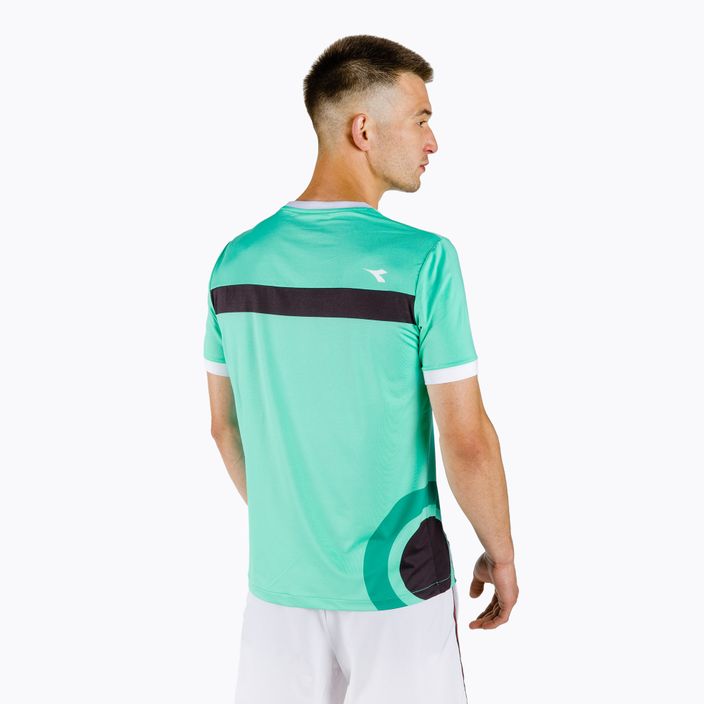 Vyriški teniso marškinėliai Diadora Clay green 102.174120 3
