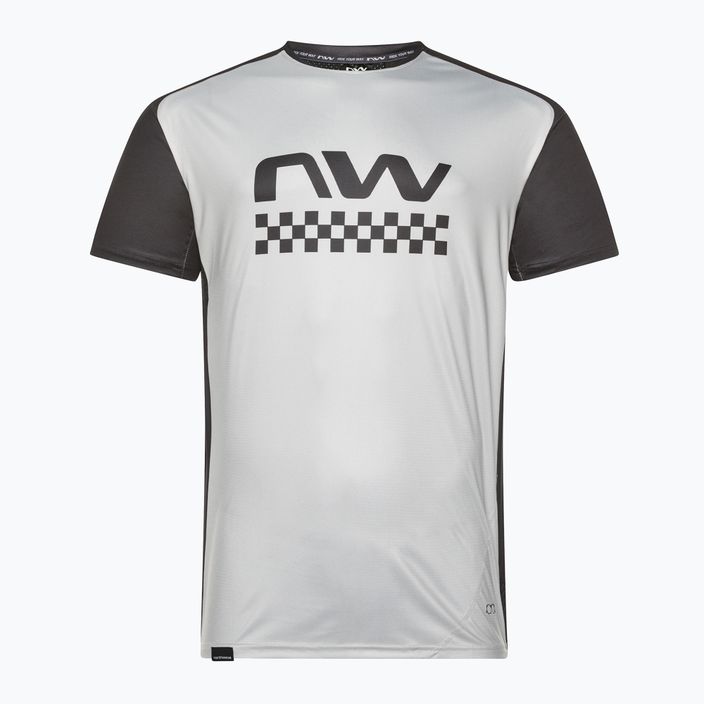 Northwave Edge SS 91 juodai balti vyriški dviratininko marškinėliai 89201302