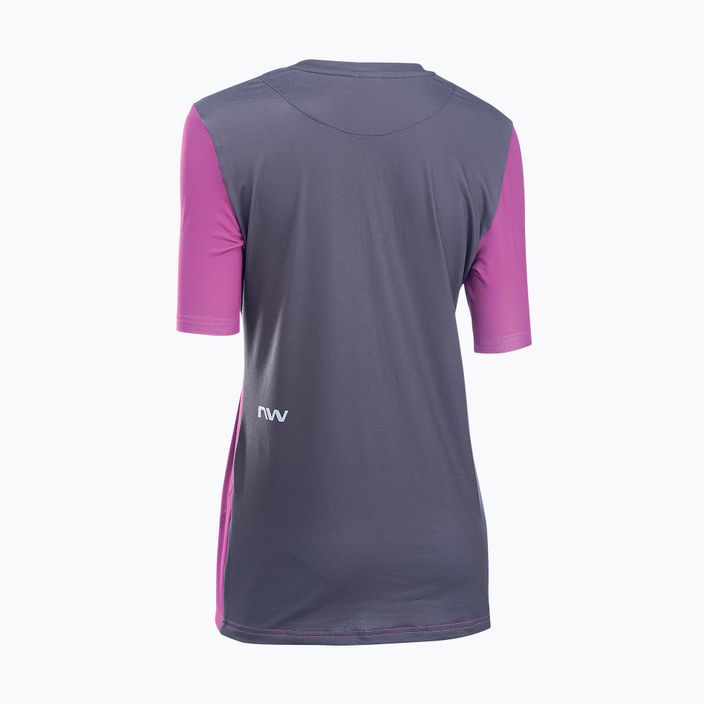 Northwave moteriški dviratininkų marškinėliai Xtrail 2 pilkai rožinės spalvos 89221047 2