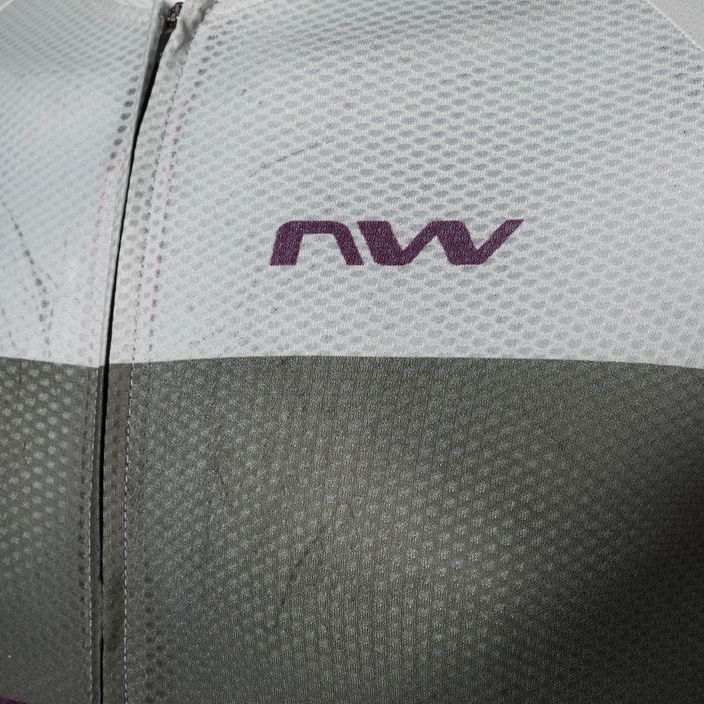 Northwave Blade Air vyriški dviratininko marškinėliai pilka/violetinė 89221014 3
