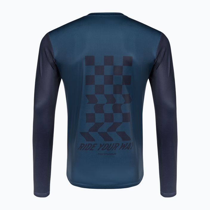 Vyriški dviratininkų marškinėliai Northwave Xtrail 2 blue 89221042 2
