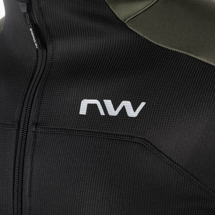 Vyriška dviračių striukė Northwave Reload SP black/forest green 3