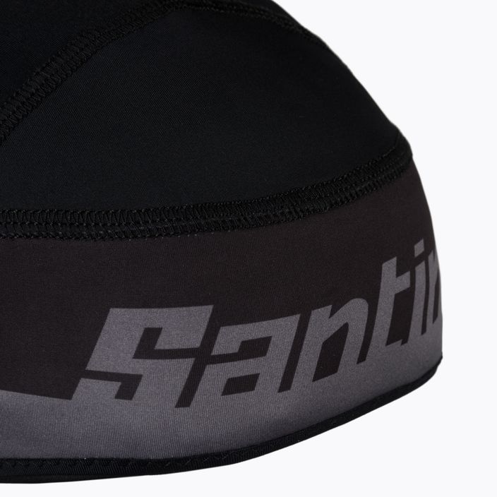 Santini Sottocasco dviratininko kepurė po šalmu juoda SP490WTNEUNI 3